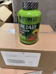NATURELO ONE DAILY Multivitamin for Women 240 Vegetarian Capsules EXP 12/20/26