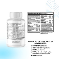 Nuclarity- Brain Support- 4 Bottles- 240 Capsules