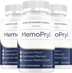 (3 Pack) MemoPryl Capsules – Advanced Formula Supplement Brain Health Support