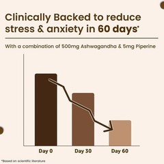 Ashwagandha 1000mg Tablets | Manage Anxiety & Stress Relief | (Pack of 2) M696