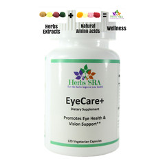 Eye Nourishing Blend: Bilberry, Vit C, E, Omega 3, Copper, CoQ10, 120 Capsules.