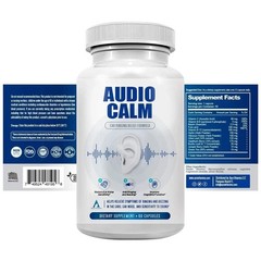Audio Calm – Tinnitus Relief supplemental Natural Stop Tinnitus Solution- Relief