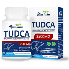 2500MG TUDCA Supplement – Bile Salts Liver Detox & Cleanse and Gallbladder Clea