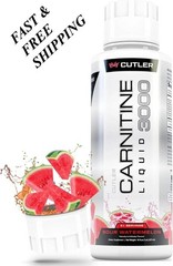 2 PACKS–NEW Cutler Nutrition Liquid Carnitine 3000 Energy & Recovery Watermelon