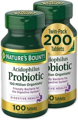 Acidophilus Probiotic, Daily Probiotic Supplement, Digestive Health, 200 Tablets
