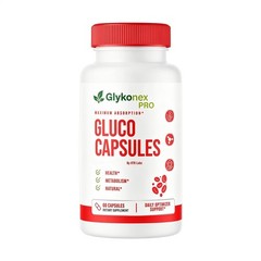 GlykoNex Gluco Capsules Blood Health Support Dietary Supplement 60 Capsules