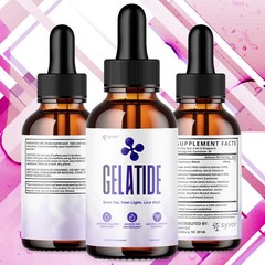 (5 Pack) Gelatide Drops innovative Health & Fitness Supplement Gela Tide 150 …