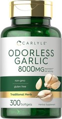 Odor-Free Garlic Softgels | 300 Count, Non-GMO & All-Natural Wellness Boost