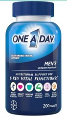 One A Day Men’s Multivitamin, Supplement Tablet with Vitamin A, C ,D, E and Zinc