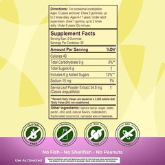 Natural Senna Laxative Gummies – Gut and Colon Support, Cleanse & Detox