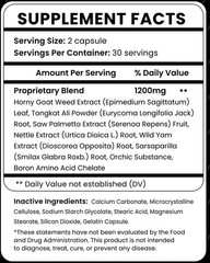 (5 Pack) Vital Prime for Men, VitalPrime Pills for ed, Advanced Male Support 60c