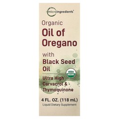 Organic Oil of Oregano With Black Seed Oil, 4 fl oz (118 ml)