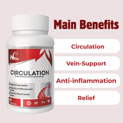 Vein Support Supplements Leg and Veins – Full Body Circulation Supplement for…