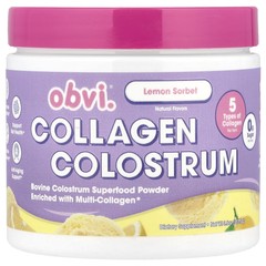 Collagen Colostrum, Lemon Sorbet , 3.8 oz (107.5 g)