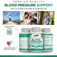 Premium Blood Pressure Support Supplement Support Heart Health 120 Capsules