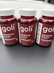3 Pack Gummy Nad+ Goli Multi Vitamins 60 Count Each