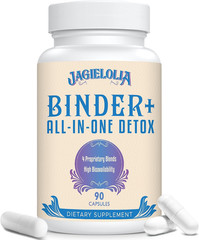 All-In-One Detox Binder Supplement 1500 MG – High Bioavailability, Liver Gut Det