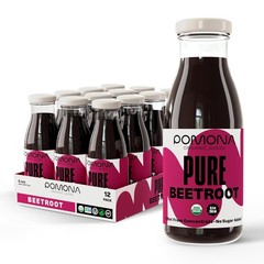 Organic Cold Pressed Beet Juice 12pk 8.4oz Glass Bottles No Sugar Kosher