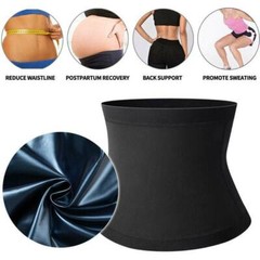 Sweat Body Shaper Sauna Waist Trainer Belt Elastic Fat Burner Polymer Shapewear