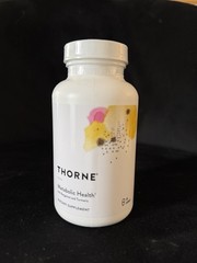 Wow😨😱Thorne Metabolic Health with Bergamot and Turmeric 120 Capsules 10/27