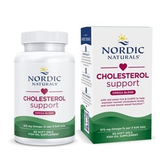 Nordic Naturals Cholesterol Support, Lemon – 60 Soft 1 Count (Pack of 60)