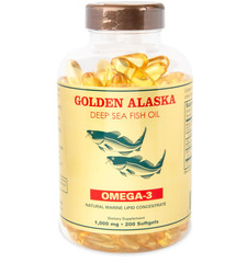 Alaska Deep Sea Fish Oil Omega 3 1000mg 200 Softgels EPA DHA Keto Evening Primro