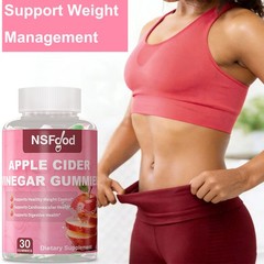 2x Apple Cider Vinegar Gummies 1000 MG with Mother 100% Vegan ACV Gummy NON GMO