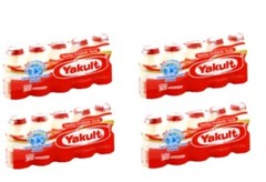 Yakult Probiotic Drink Nonfat 2.7 oz x 5 Bottles ( Pack of 6 )