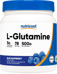 Nutricost L-Glutamine Powder, 5 Grams per Serving, Gluten Free & Non-GMO