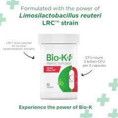 Bio-K Plus Bio-K Probiotics For Heart Health Limosilactobacillus Reuteri Lrc