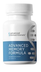Advanced Bionutritionals Advanced  Memory Formula Brain Booster Focus 60 Tablets