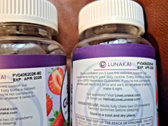 TWO BOTTLEcLunakai cSleep Gummies for Adults w/Melatonin 10mg Exp 4/2028