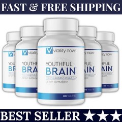 5 Pack Vitality Now Youthful Brain Memory Health Supplement Tablets – 60 Count