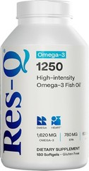 Res-Q 1250 Omega-3 Fish Oil Capsules