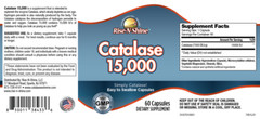CATALASE 15,000 Extra Strength Best Selling Antioxidant Enzyme – 2 Month SUPPLY