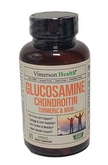 Vimerson Health Glucosamine Chondroitin Turmeric MSM Dietary Supplement 90 Cap