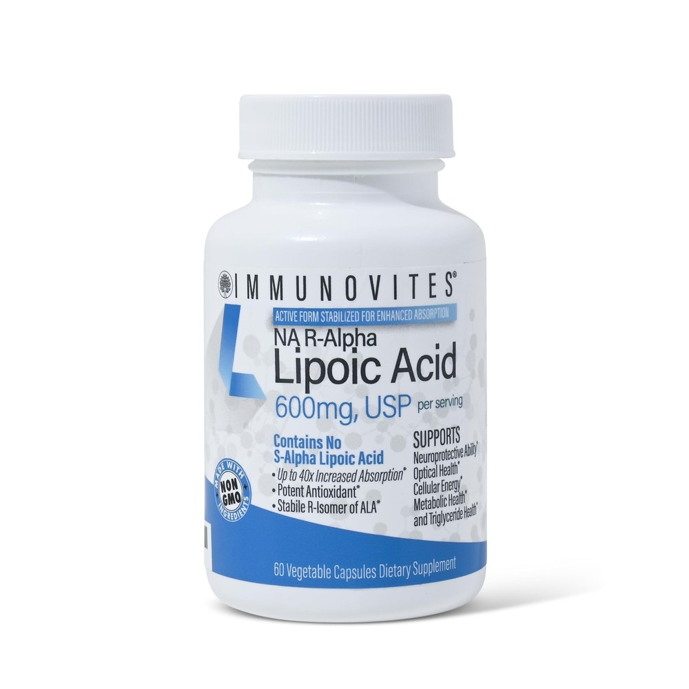 Stabilized R-Alpha Lipoic Acid ((True)) 600mg per Serving [[High Potency & up to