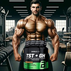 BIOTECH TST+GH POWDER 300 – NEW Strong Testosterone Booster – Muscle Growth