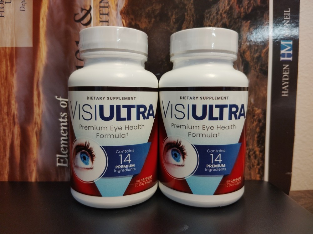 Visiultra Premium Eye Health Supplement, Sharpness, Vision Support, 120CT, 2PK