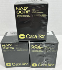 lot of 3 Cata-Kor NAD+ CORE – NAD+ Supplement for Skin Aging Support Energy