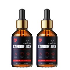 (2 Pack) Cardioflush Blood Health Support Drop Cardio Flush Vitamin 30 Servings