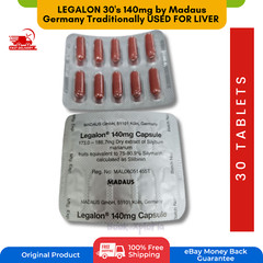 LEGALON 30’s 140mg by Madaus Germany Traditionally USED FOR LIVER FREE SHIPPING