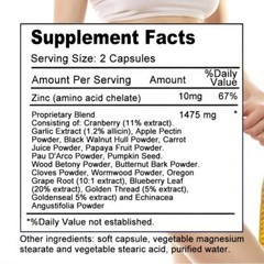 Parasite Blast Detox Body Cleanse Complex Anti- PARASITE Support