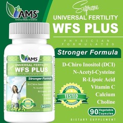 America Medic Science WFS Plus Fertility Supplements for Women 90 Capsules S…