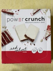 12 Power Crunch Red Velvet Protein Energy Bars High Protein 12g 21AUG26