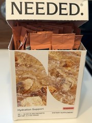 Hydration Support Needed Electrolytes box of 29 in Grapefruit