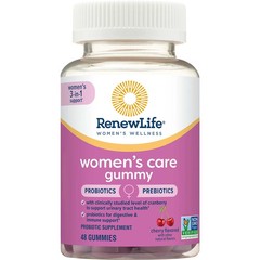 Renew Life Women’s Care Probiotic & Prebiotic – 48 Gummies – (free shipping)
