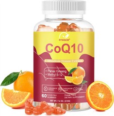 1/2/3PCS CoQ 10 Q10 Vegan 1000mg 60 Capsules , Vitamin B12 1000mcg Heart Health