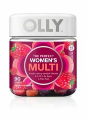Olly Women’s Multi Vitamin Gummies, Blissful Berry 90 Count Dated 02/2025