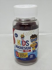 Sugar-Free Magnesium Gummies for Kids & Teens – 500mg 30 Count (Pack of 1)